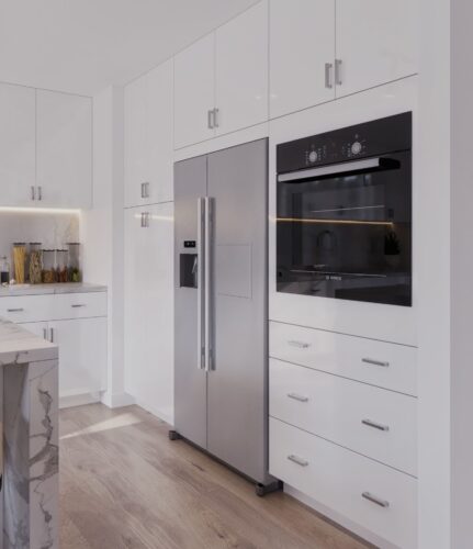 Frameless High Gloss White