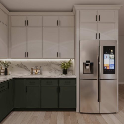 Slim Shaker Aston Green and Dove White