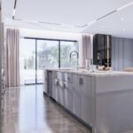 Frameless High Gloss Gray