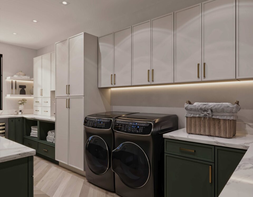Slim Shaker Aston Green and Dove White