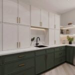 Slim Shaker Aston Green and Dove White